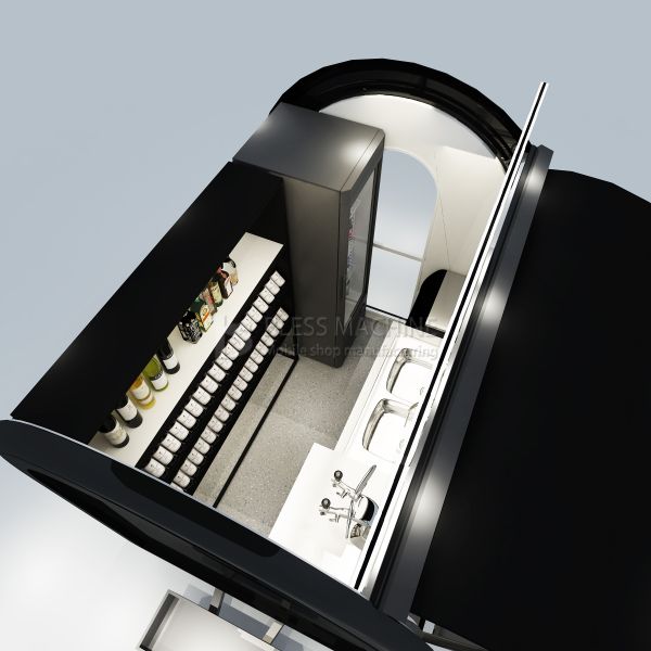 2022 Electric Mobile Iced Fresh Beer Wine Cocktail Drink Bar Van Trailer for Customers