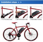 10S8P Lithium Ion Bicycle Battery Packs 36V 20.8Ah 23.2Ah Hailong Downtube