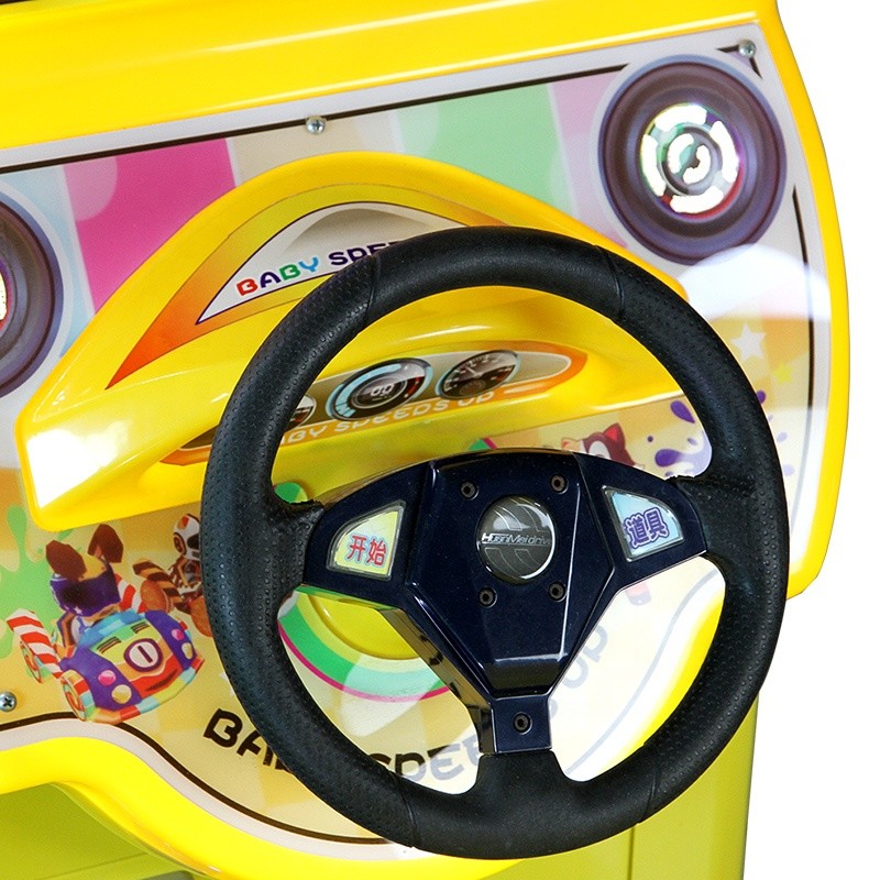 200W Arcade Games Machines , Amusement Park Driving Car Play Seat Simulator Racing Game
