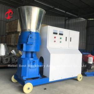 China 220V Flat Die Chicken Feed Pellet Machine 1000kg Per Hour Star on sale
