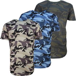 Wholesale Large Size Army Wear Camo T Shirts 180 Grams Logo Printing from china suppliers