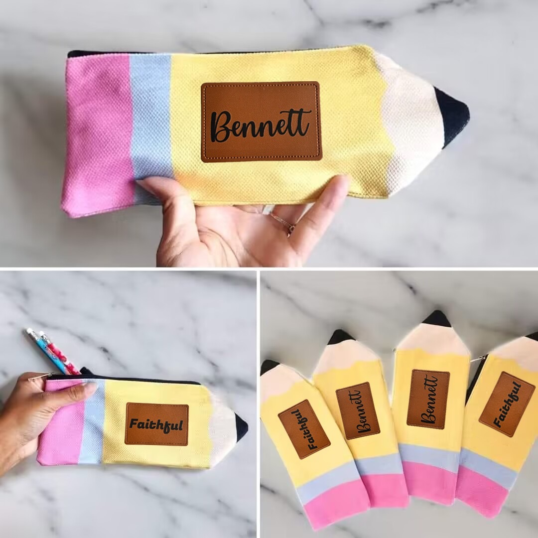 Personalized INS Style sublimation pencil pouch Compact And Portable