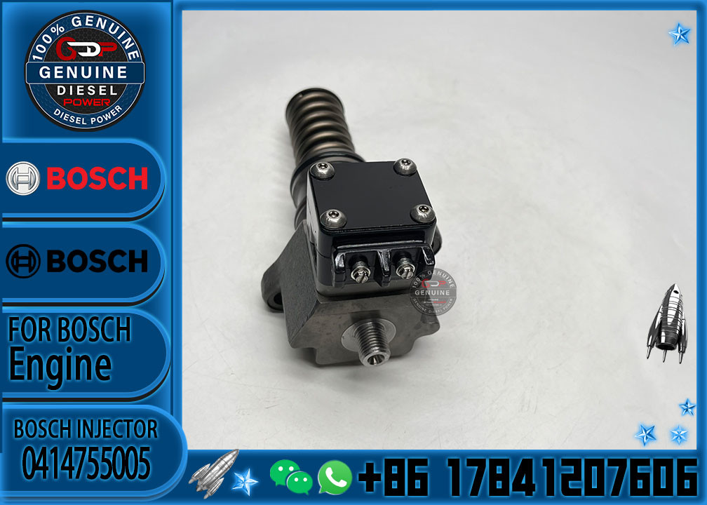 Common Rail Fuel Injector 0414755005 for DAF CF 9.2d 12.12d Engine PE XE-C Euro Engine