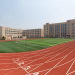Anti Yellowing Synthetic Outdoor Flooring Runway Durable For School