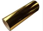 Mirror Reflective Metalized BOPP/PET Film Thermal Laminating Gold 1500m