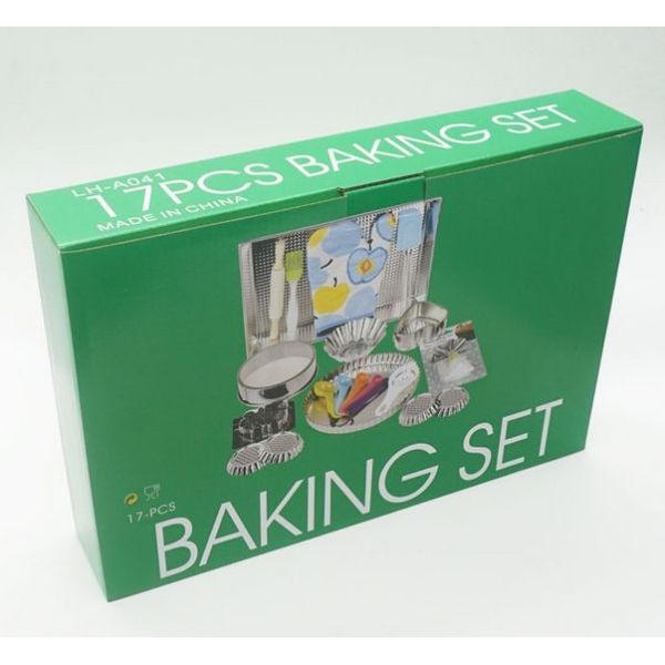 Multi Size Non Sticking Unique Baking Tools , 17PCS Kids Cake Baking Set
