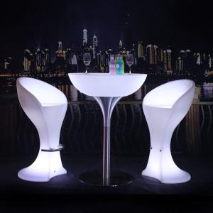 Wholesale Wireless Illuminated Cocktail Tables Chairs Remote Control For Party from china suppliers