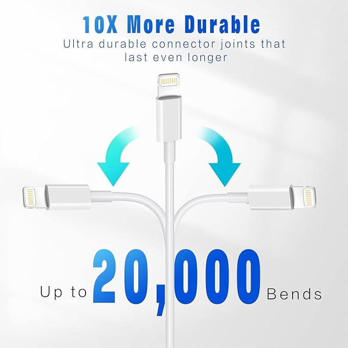 OEM 2.4A Usb 1m 3ft Data Transfer Cable For Iphone14 13 Pro 12 11