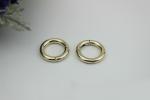Wholesale gold color handbag hardware zinc alloy 16mm round shape metal spring