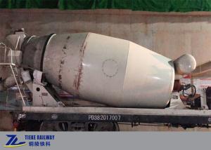 80km/H Cement Concrete Mixer Railway Freight Wagon Car 38t Load