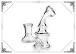 Hookah Smoking Glass Water Pipe 4 Inches Height 14mm Polished Female Joint