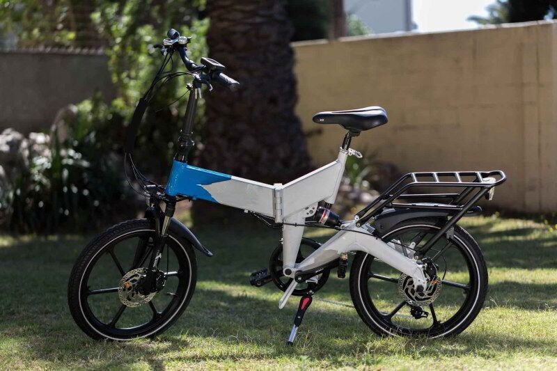 20 Inch Electric Lightweight Folding Bike 36V Portable Foldable E Bike With LCD Display