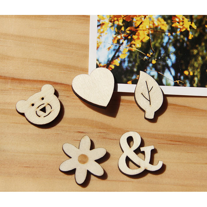 Wooden Craft Letters - Natural Wood Alphabet Capital Letters - Cutout Wooden Letters for Home Decor and Kids Learning