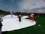 Mini Trampoline Outdoor Park Equipments small Playground