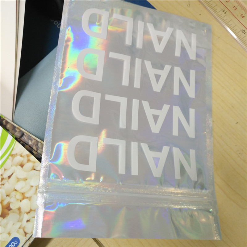 Plastic Aluminum Foil Pouch Packaging Sample Sachet Cosmetics, Three Side Sealing Cosmetic Sample Sachet