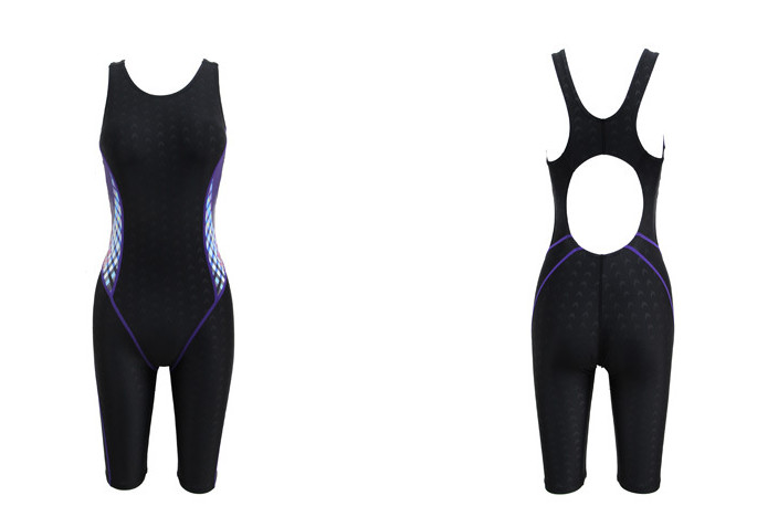 Charmleaks One Piece Women Sports Swimwear Sports Swimsuit Athletic Racerback Beachwear Bathing Suit Padded Monikini Bik