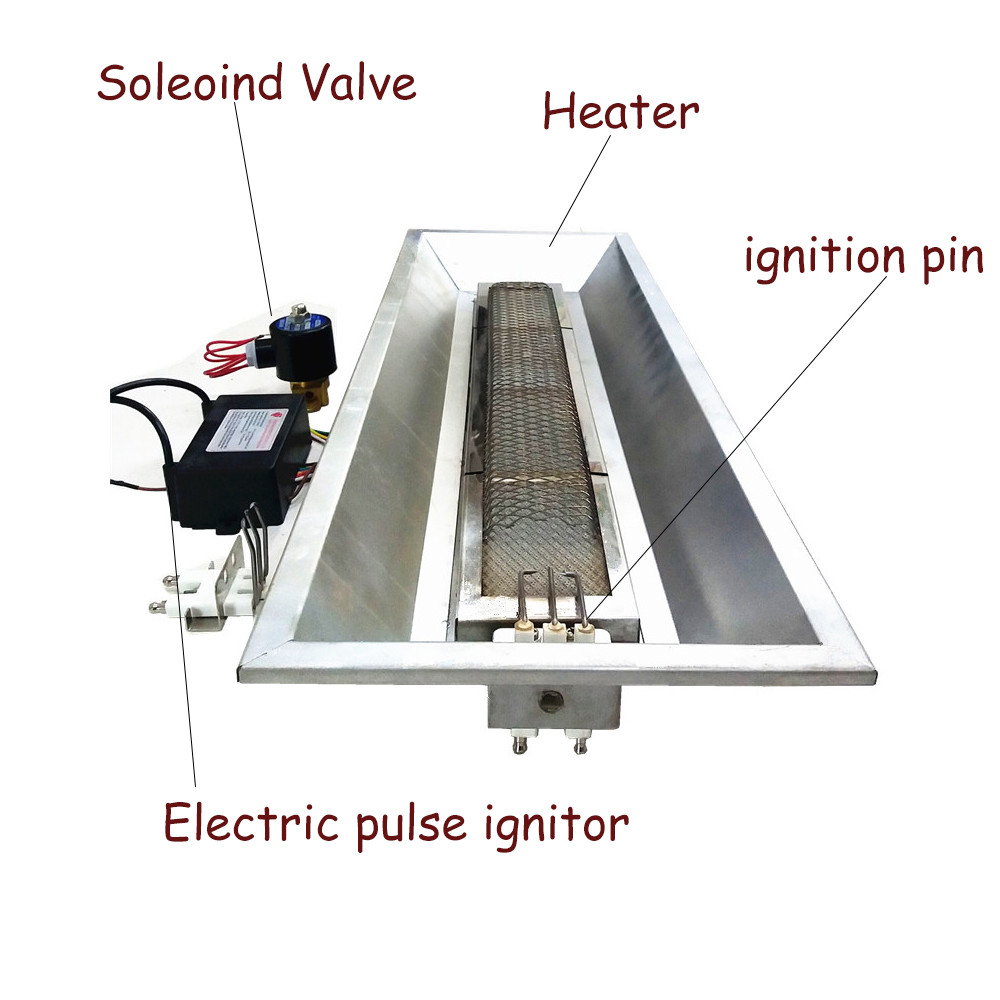NG LPG Infrared Ceramic IR Heater Poultry Farm Gas Heater For Brooding