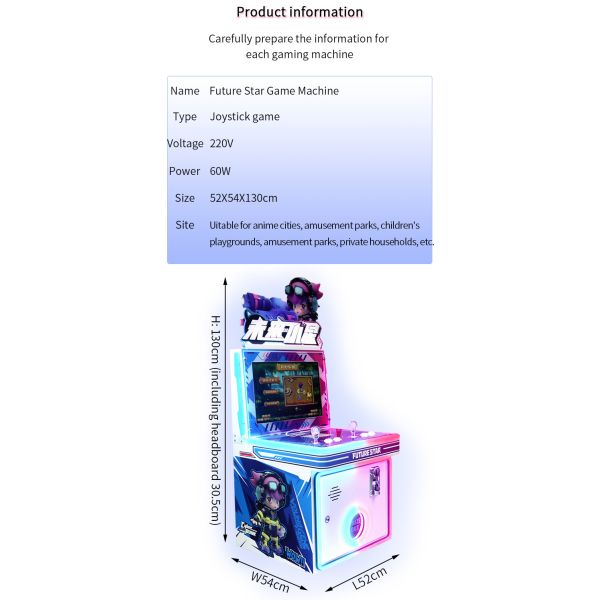19-Inch Indoor Double-player Happy Paradise Coin-operated Game Machine
