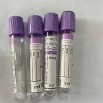 Medical Edta K2 K3 Blood Collection Tube Customized Lavender Head Cover