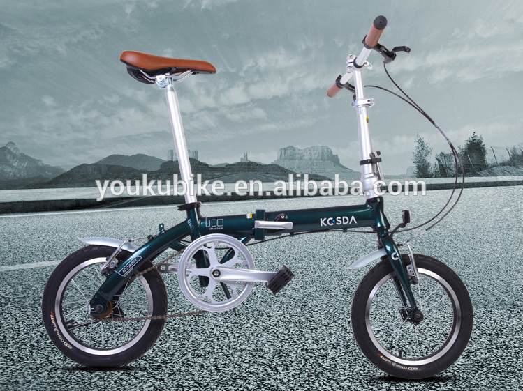 Foldable 27 Speed 14 Inch Carbon Steel Frame Bike