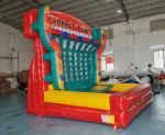 Commercial Outdoor Sports Inflatable Connect 4 Basketball Shooting Machine