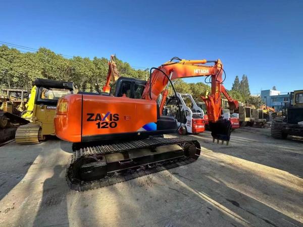 High Performance Hitachi ZX120 Used Hydraulic Crawler Excavator Low Working