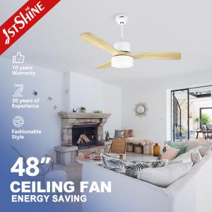 Wholesale 52 Inch Luxury Household Ceiling Fan with Light and Remote Control AC Copper Motor from china suppliers