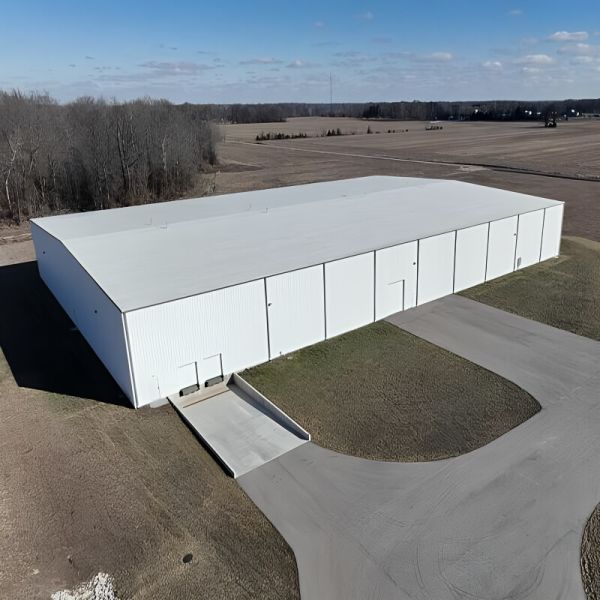 Earthquake Resistant Light Frame Steel Construction , Commercial Prefabricated Metal Buildings