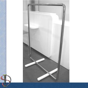 Wholesale Commercial Metal Clothing Display Rack For Store Garments Shining Surface from china suppliers