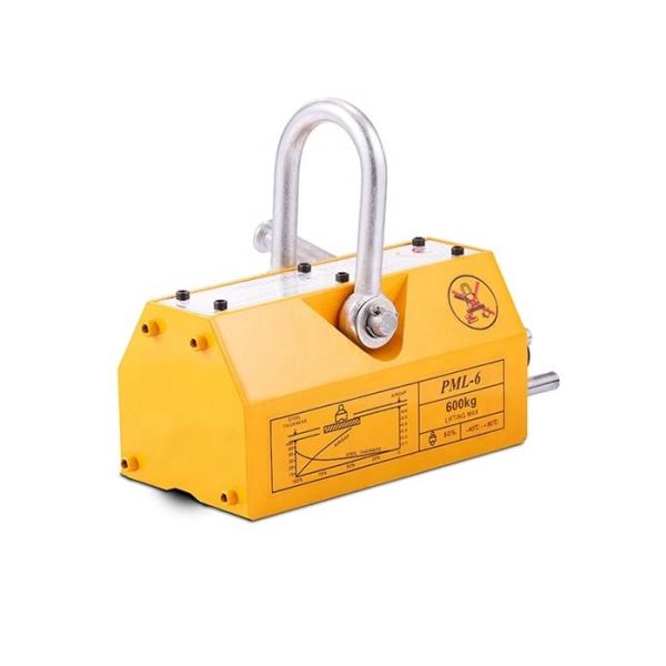 600KG Heavy Duty Crane Hoist Lifting Magnet 3.5 Times Safety Factor for Heavy