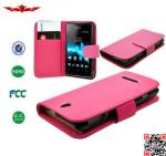 Hot Selling 100% Qualify PU Wallet Leather Cover Cases For Sony Xperia T2 Multi