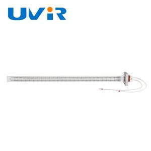Wholesale Customized Dual Tube Coated White Metal Head Infrared Heating Radiator from china suppliers