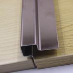 304 316 rose gold mirror finish stainless steel metal trim