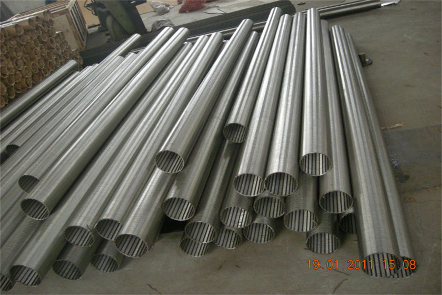 3" Low Carbon Galvanized Water Well Screen Pipe Non Clogging For Oil Filtration