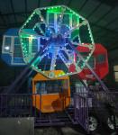 Colorful Mini Ferris Wheel 10 People 2 RPM Speed Easy Maintenance