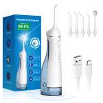 Professional Cordless Dental Water Flosser Portable Dental Water Jet 300ml