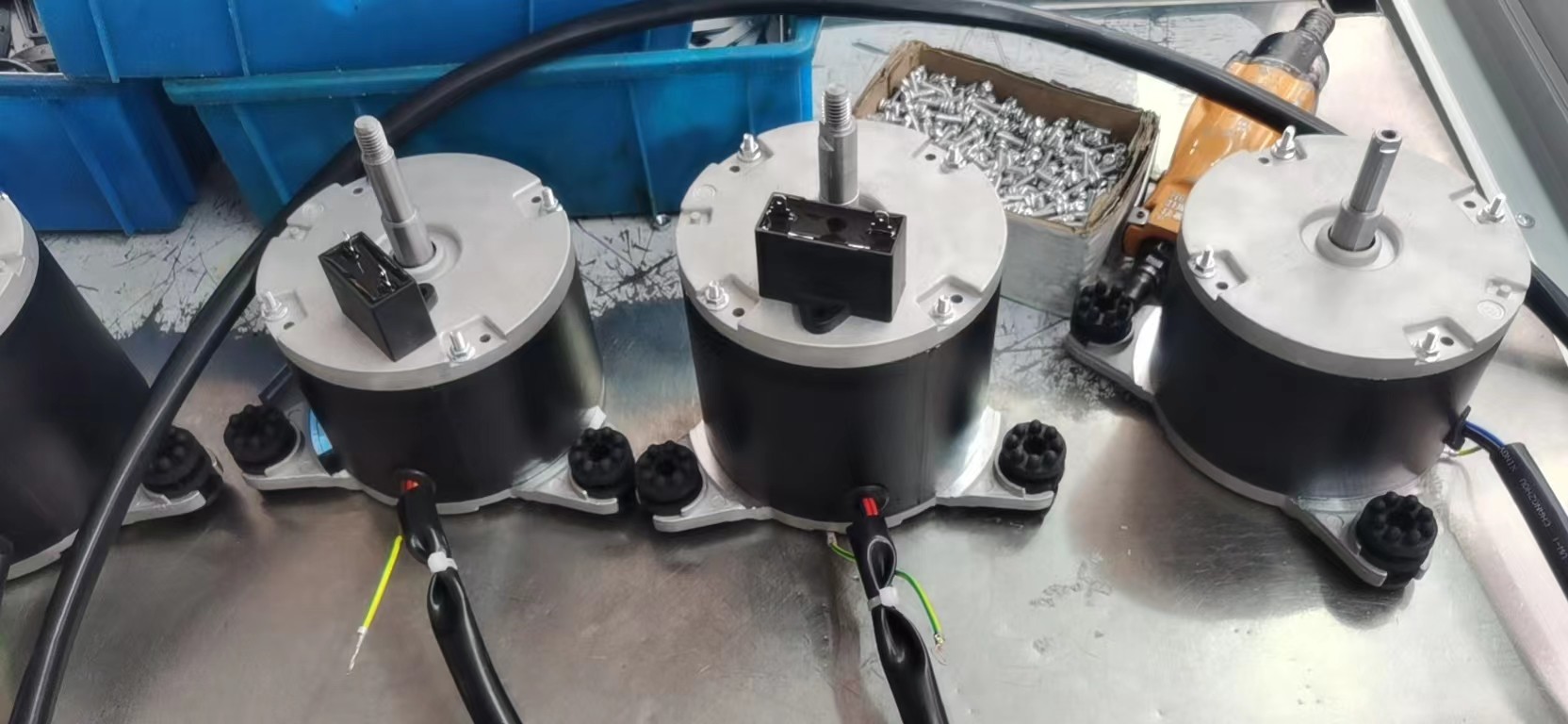 Single Phase 208-230v Air Conditioner Motor Cooler Motor 100w Ceiling Cassette Foot Mounted