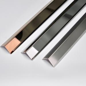 Wholesale 304 316 Stainless Steel Tile Trim For Wall Decoration Different Shaped 304 Ceramic Tile Trim from china suppliers