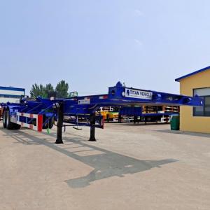 Wholesale 2/3/Tri/4 Axle Skeleton Container Chassis Trailer | Skeletal Semi Trailer 20/40ft for Sale Near Me in Zimbabwe from china suppliers