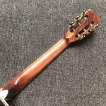 All Solid Wood One Pcs Mahogany Wood Neck Acoustic Electric Guitar 39 Inch Ebony
