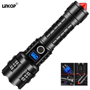 Wholesale Digital Display Aluminum Alloy LED Flash light Outdoor Long Range Zoom IP65 from china suppliers