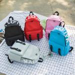 The 2018 new fashionable women's canvas double shoulder bag female Korean