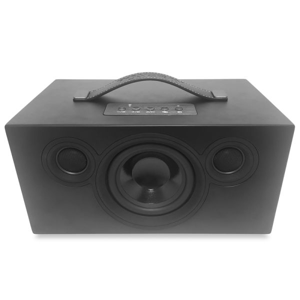 80W Wooden Bluetooth Speaker with TWS and Rechargeable Battery