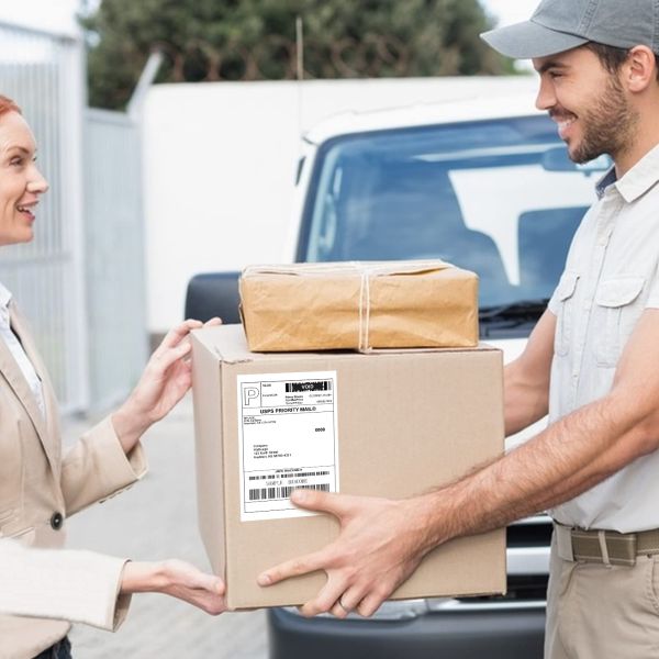 Waterproof Customizable A4 Label Stickers with Strong Adhesive for Logistics and Supermarket Use