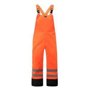 Wholesale Hi Vis Water proof anti-statics Rain Bib Pants, EN343 rain proof Fire Resistant Bib trousers from china suppliers