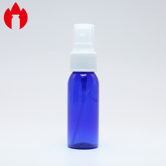 Blue 30ml Plastic Pump Spray Bottle With 18mm Pump