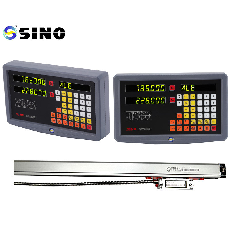 2 Axes DRO SDS 200 Kit Metal LCD Full Touch Screen 0.005mm Resolution Practical For Milling Machine