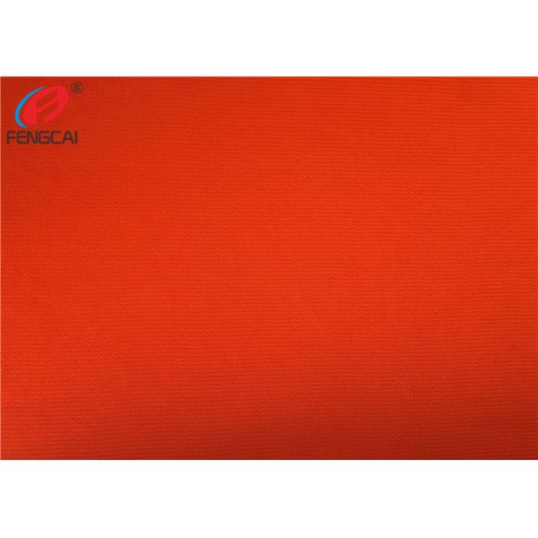 Uniform Workwear Fluorescent Material Fabric Warp Knitting EN20471 Anti Pilling