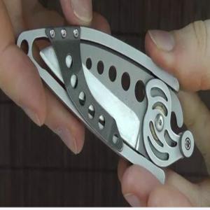 Wholesale Personalized Punched Short Tactical Pocket Knife Cutter Hunting Knife Designs from china suppliers