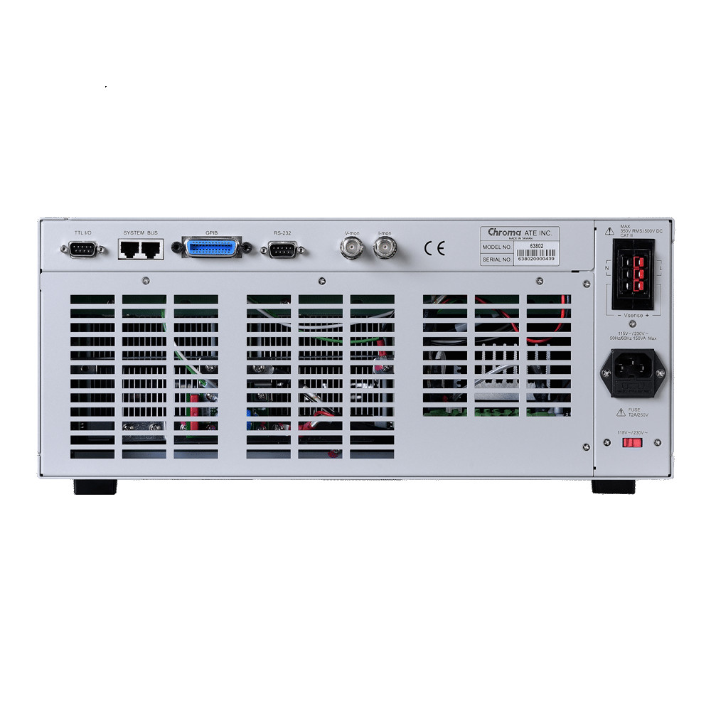 Chroma 63800 Programmable AC Electronic Load Up To 45Arms GPIB RS-232 Interfaces